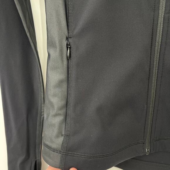 Sweaty Betty X Halle Berry Jacket Womens XXS Black Storm Power High Shine Zip - Picture 6 of 13